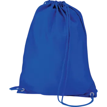 Bright Royal Polyester Drawstring Bag