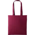 Burgundy Cotton Shopper Long Handlethumbnail