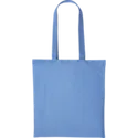 Cornflower Blue Cotton Shopper Long Handlethumbnail