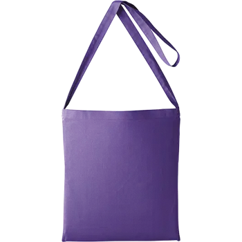 Purple Cotton Sling Shopper
