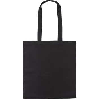 Black Recycled Cotton Shopper