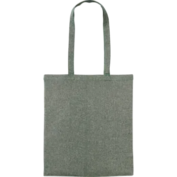 Green Marl Recycled Cotton Shopper