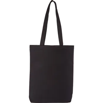 Black Recycled Canvas Tote