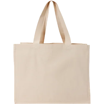 Natural Premium Recycled Large Canvas Tote