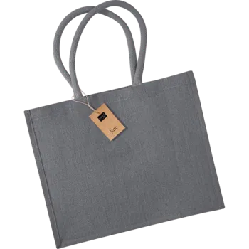 Graphite Grey Classic Jute Bag