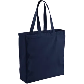 French Navy Premium Canvas Tote